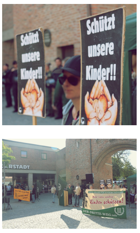 Der Dritte Weg Ostbayern: Kundgebung gegen „Kinderschänder“ in Landshut